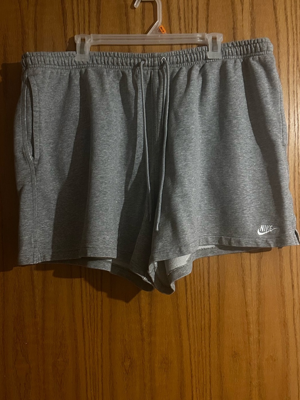 Nike Grey Athletic Fleece Drawstring Shorts